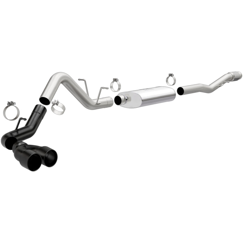 MagnaFlow CatBack 14-18 GMC Sierra 1500 V8-6.2L Polished Stainless Exhaust w/ Black Coated Tips - mag19378