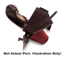 Airaid 08-11 Cadillac CTS 3.0L CAD Intake System w/Carbon Look (Dry / Red Media) - air251-255C