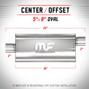 MagnaFlow Muffler Mag SS 18X5X8 2X2 O/C - mag12254