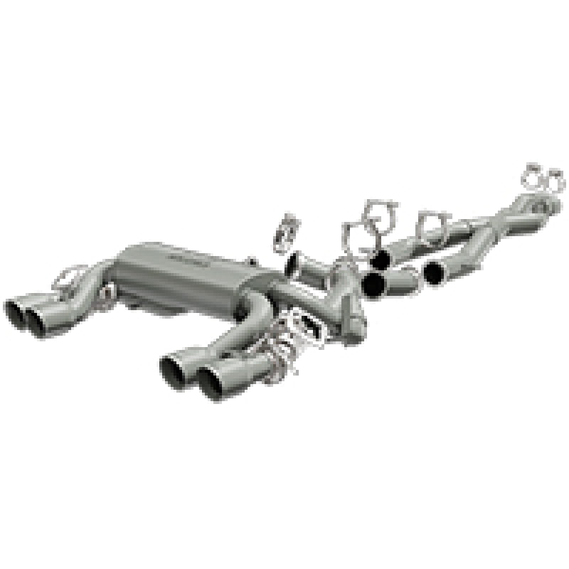 MagnaFlow Sport Series SS Cat-Back Exhaust Titanium Coated Quad Split Rear Exit 2015 BMW M3/M4 3.0 - mag19176