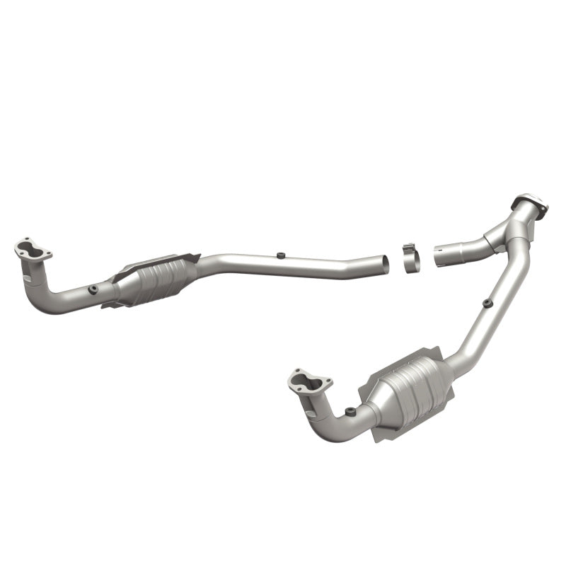 MagnaFlow Conv DF 97 Land Rover Defender 90 4.0L Y-Pipe Assy / 96-99 Discovery 4.0L Y-Pipe Assy - mag93690