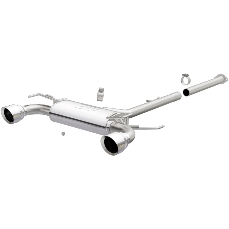 MagnaFlow Cat-Back 03-09 Nissan 350Z Street SS 2.5in Dual Split Rear Exit Polished 4.5in Tips - mag19342
