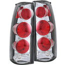 ANZO 1999-2000 Cadillac Escalade Taillights Chrome 3D Style - anz211017