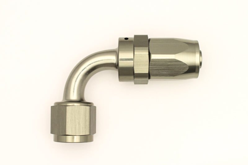DeatschWerks 8AN Female Swivel 90-Degree Hose End CPE - dw6-02-0807