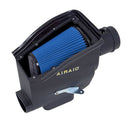 Airaid 08-10 Ford F-250/350 6.4L Power Stroke DSL MXP Intake System w/o Tube (Dry / Blue Media) - air403-214-1