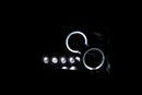 ANZO 2006-2008 Dodge Ram 1500 Projector Headlights w/ Halo Black - anz111209