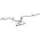 MagnaFlow Cat-Back SS 2.25/2.5in Dual Split Rear Exit Polished 3in Tip 2015 Chev Impala 3.6L V6 - mag19023