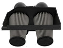 aFe MagnumFORCE 2XP Intake w/3.5in Black Steel Housing Pro DRY S Filter 2017 Ford F-150 V6-3.5L (tt) - afe51-12972-B