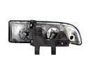 ANZO 1998-2005 Chevrolet S-10 Crystal Headlights Black - anz111156