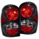 ANZO 2002-2007 Jeep Liberty Taillights Black - anz211108