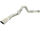 aFe MACHForce XP 5in DPF-Back Stainless Steel Exh Sys, polished tip,Ford Diesel Trucks 11-14 V8-6.7L - afe49-43055-P