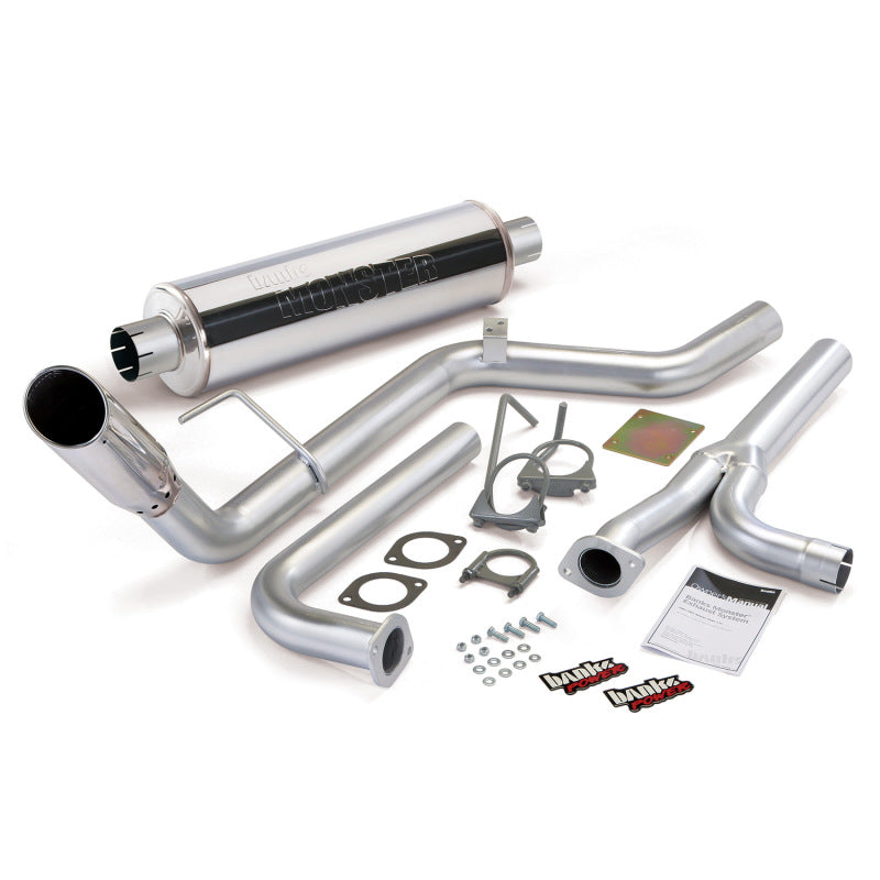 Banks Power 04-14 Nissan 4.0L Frontier All Cab/Beds Monster Exh Sys - SS Single Exh w/ Chrome Tip - gbe48125