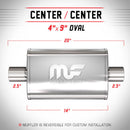 MagnaFlow Muffler Mag SS 14X4X9 2.5/2.5 C/C - mag11216