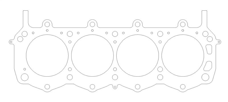 Cometic Ford Man-O-War 6 Bolt 10 Degree Heads 4.180in Bore .040in MLS Head Gasket - cgC5135-040