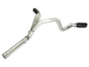 aFe MachForce XP Exhaust 4inch DP-Back All SS 2011-14 GM Diesel Trucks V8-6.6L LML Black Tips - afe49-44043-B