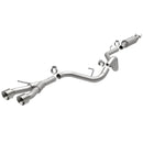 MagnaFlow 13 Hyundai Veloster 1.6L Turbo Dual Center Rear Exit Stainless Cat Back Perf Exhaust - mag15215