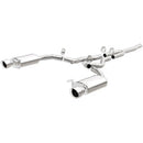 MagnaFlow Cat Back, SS, 2.5in, Street, Dual Split Polished 4.5in Tips 2015 Ford Mustang Ecoboost - mag19097