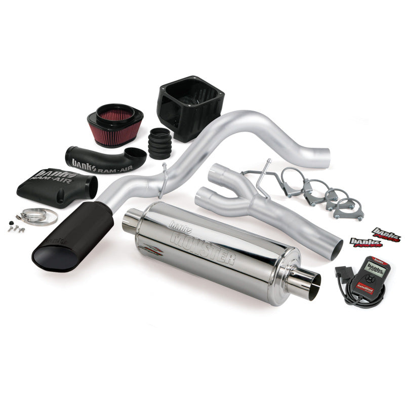 Banks Power 07-08 Chevy 6.0 Vortec Max CCSB Stinger System - SS Single Exhaust w/ Black Tip - gbe48042-B