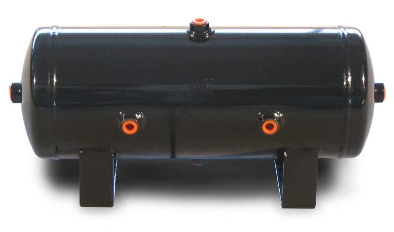 Air Lift 2 Gal Air Tank- 6in X 17in With (6) 1/4in Ports - alf10980