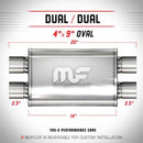 MagnaFlow Muffler Mag SS 14X4X9 2.5 D/D - mag11386