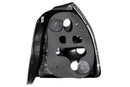 ANZO 1996-2000 Honda Civic Taillights Black - anz221065