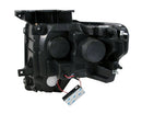 ANZO 2009-2014 Ford F-150 Projector Headlights w/ Halo Black (CCFL) G2 - anz111298