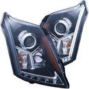 ANZO 2010-2015 Cadillac Srx Projector Headlights w/ Plank Style Design Black - anz111308