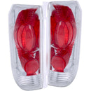 ANZO 1989-1996 Ford F-150 Taillights Chrome - anz211061