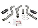 aFe LARGE Bore HD 4in Dual DPF-Back SS Exhaust w/Black Tip 16-17 GM Diesel Truck V8-6.6L (td) LML - afe49-44080-B