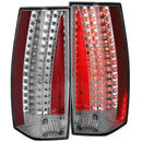 ANZO 2007-2011 Cadillac Escalade LED Taillights Chrome - anz321287