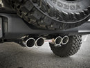 aFe Rebel Series 2.5in. 304 SS C/B Exhaust System 2018 Jeep Wrangler (JL) V6-3.6L - Polished Tip - afe49-38071-P