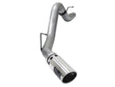 aFe LARGE BORE HD 3.5in DPF-Back SS Exhaust w/Polished Tip 2016 GM Colorado/Canyon 2.8L (td) - afe49-44064-P