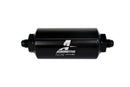 Aeromotive In-Line Filter - (AN-6 Male) 10 Micron Microglass Element Bright Dip Black Finish - aer12345