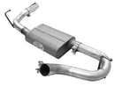 aFe Scorpion 2-1/2in Alum Steel Axle-Back Exhaust w/Polished Tip 07-18 Jeep Wrangler JK V6-3.6/3.8L - afe49-08047-P