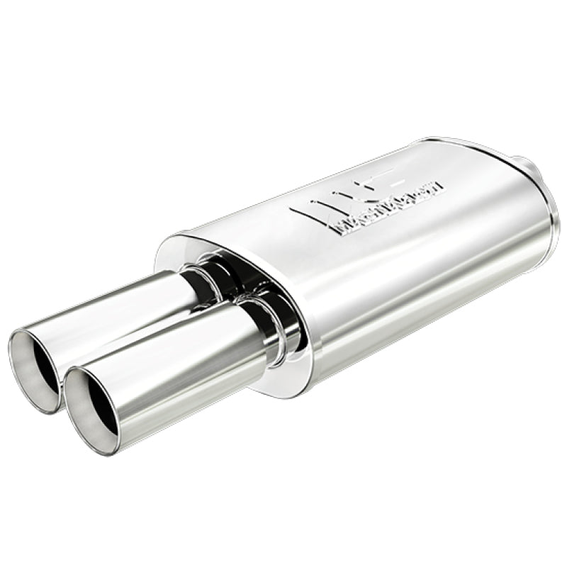 MagnaFlow Muffler W/Tip Mag SS 14X5X8 2.25/3 - mag14815