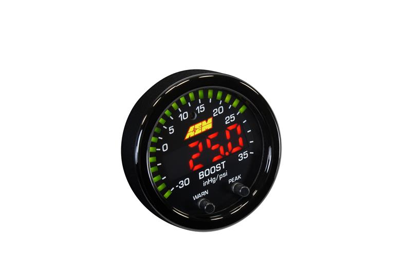 AEM X-Series Boost Pressure -30inHg 35psi Gauge - aem30-0306