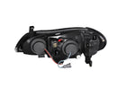 ANZO 2000-2004 Infiniti I30 Projector Headlights w/ Halo Chrome - anz121078