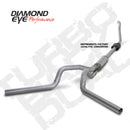 Diamond Eye KIT 4in TB DUAL AL: 94-97 FORD 7.3L F250/F350 PWRSTROKE NFS W/ CARB EQUIV STDS - depK4308A