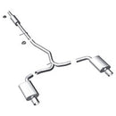 MagnaFlow 11-13 Ford Explorer V6 3.5L SS Catback Exhaust Dual Split Rear Exit w/ 3.5in SS Tips - mag15467