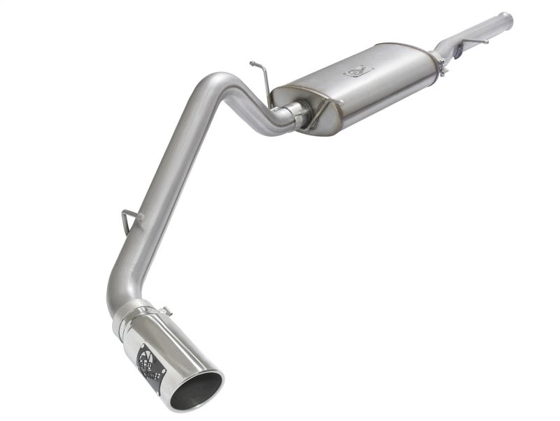 aFe MACHForce XP Exhausts Cat-Back Polished Tips 09-17 GM Silverado 1500 4.3/5.3L RegCab SB/LB - afe49-44072-P