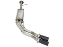 aFe Rebel Series Exhaust SS Front Side Exit CB w/ Black Tips 10-14 Ford F150 Ecoboost V8 6.2L - afe49-43071-B