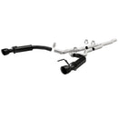MagnaFlow Cat-Back 15-16 Ford Mustang 2.3L L4 Competition SS 3in Dual Split Rear 4.5in Black Tips - mag19256