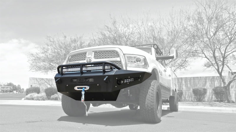 Addictive Desert Designs 10-18 Dodge RAM 2500 HoneyBadger Front Bumper w/ Winch Mount - addF517355000103