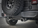 Rebel Series 2.5in 304 SS Cat-Back Exhaust w/ Polished Tips 2018+ Jeep Wrangler (JL) V6 3.6L - afe49-38066-P