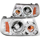 ANZO 2001-2011 Ford Ranger Projector Headlights w/ Halo Chrome (CCFL) 1 pc - anz111151