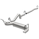 MagnaFlow 12-14 Jeep Wrangler 4dr Single Straight Rear P/S Exit Stainless C/B Performance Exhaust - mag15117