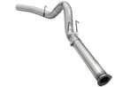 aFe MACHForce XP Exhaust 5in DPF-Back Stainless Steel Exhaust 2015 Ford Turbo Diesel V8 6.7L No Tip - afe49-43064