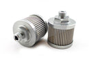 DeatschWerks Stainless Steel 6AN 100 Micron Universal Fuel Pump Pre-Filter - dw8-01-06100