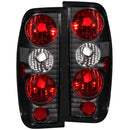ANZO 1998-2004 Nissan Frontier Taillights Black - anz211115