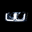 ANZO 1999-2006 Gmc Sierra 1500 Projector Headlights w/ U-Bar Chrome - anz111304